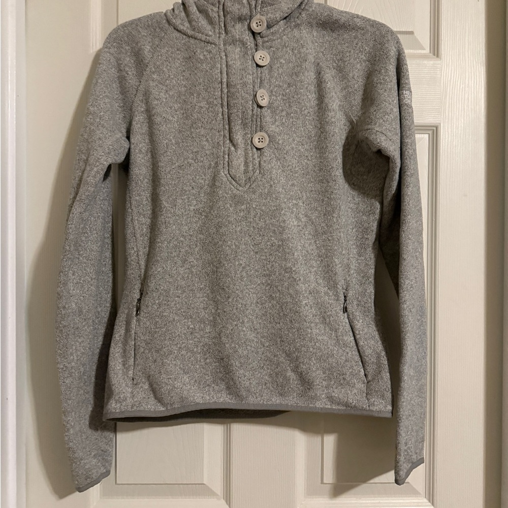 The North Face Quarter Button Pullover Hoodie